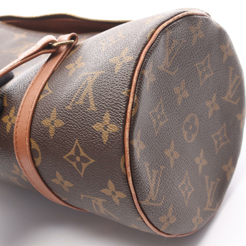 路易威登 Papillon 30 舊手提包單肩包 M51365 Monogram 皮革 棕色 LV-7