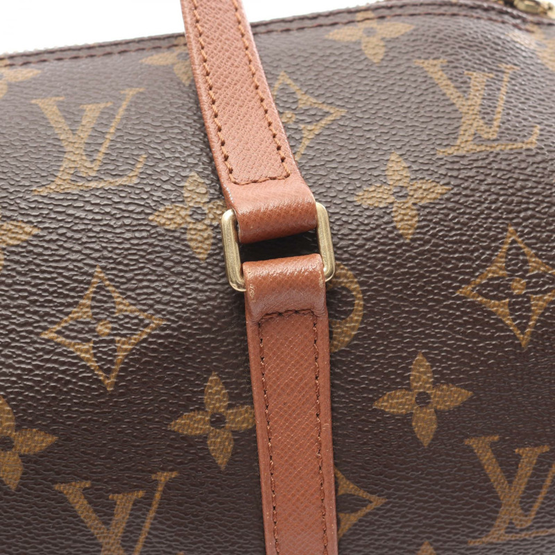 路易威登 Papillon 30 舊手提包單肩包 M51365 Monogram 皮革 棕色 LV-11