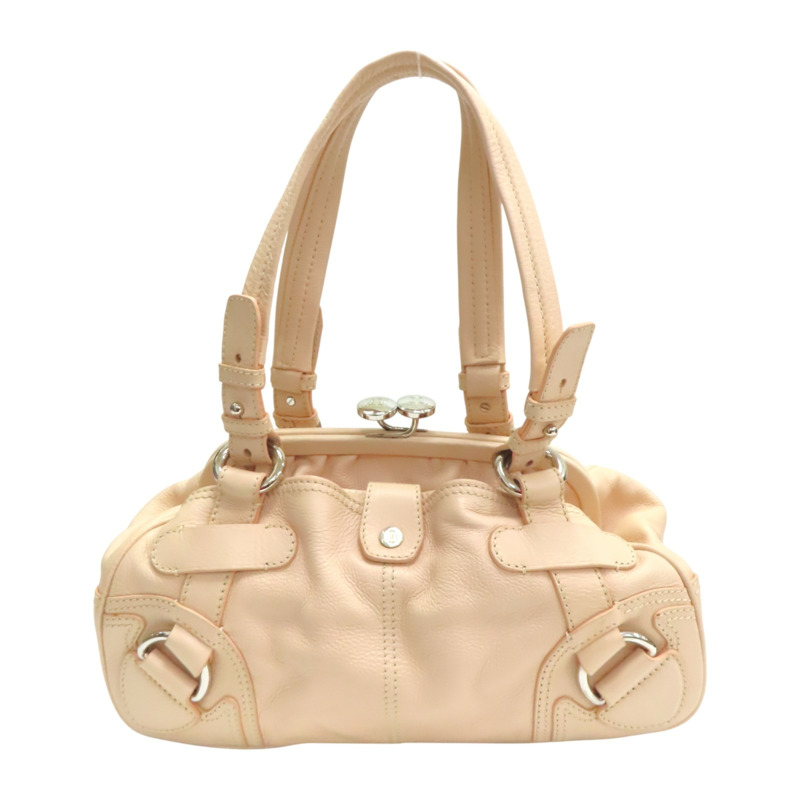 粉色 牛皮 搭扣手提包  肩背包【CELINE 賽琳】-0
