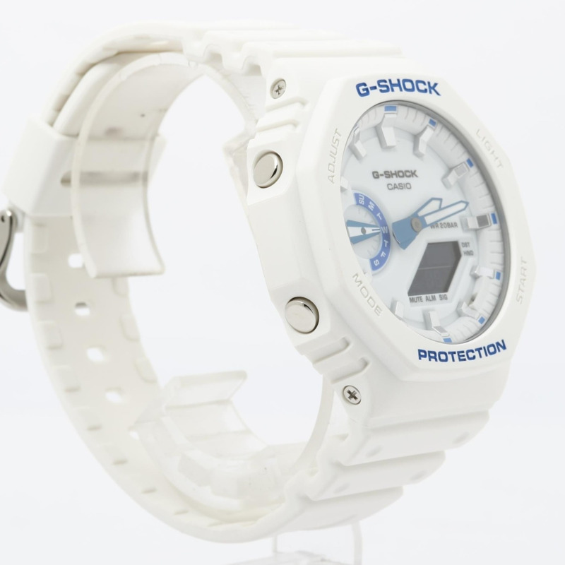 卡西歐 G-SHOCK 2100 系列 GA2100HDS7A1JF 男士腕錶，白色，碳纖維/樹脂錶殼-2