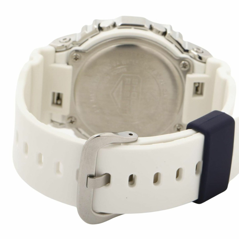 卡西歐 G-SHOCK DIGITAL 5600 系列 GM5600LC7JF 男士電子錶，銀色樹脂/不鏽鋼-4