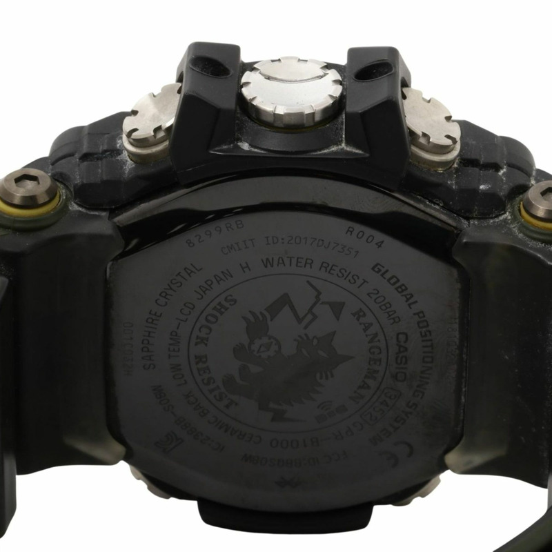 卡西歐 G-SHOCK MASTER OF G LAND RANGEMAN GPRB10001JR 男士電子錶，黑色樹脂/不鏽鋼-3