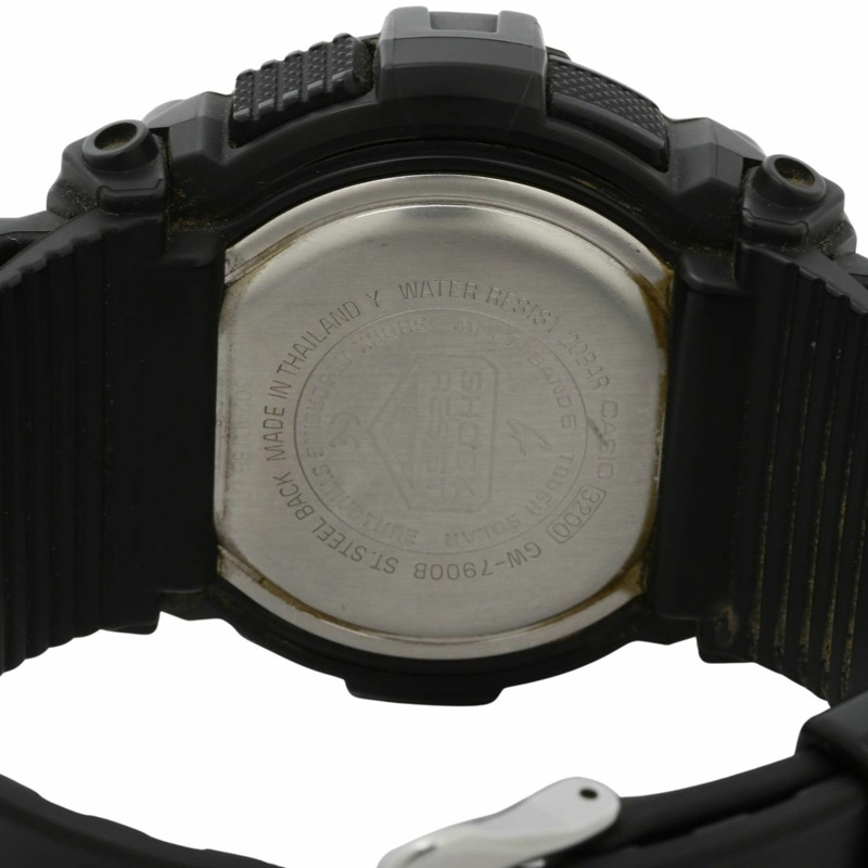 卡西歐 G-SHOCK DIGITAL 7900 系列 GW7900B1JF 男士數位手錶，黑色樹脂錶殼-3