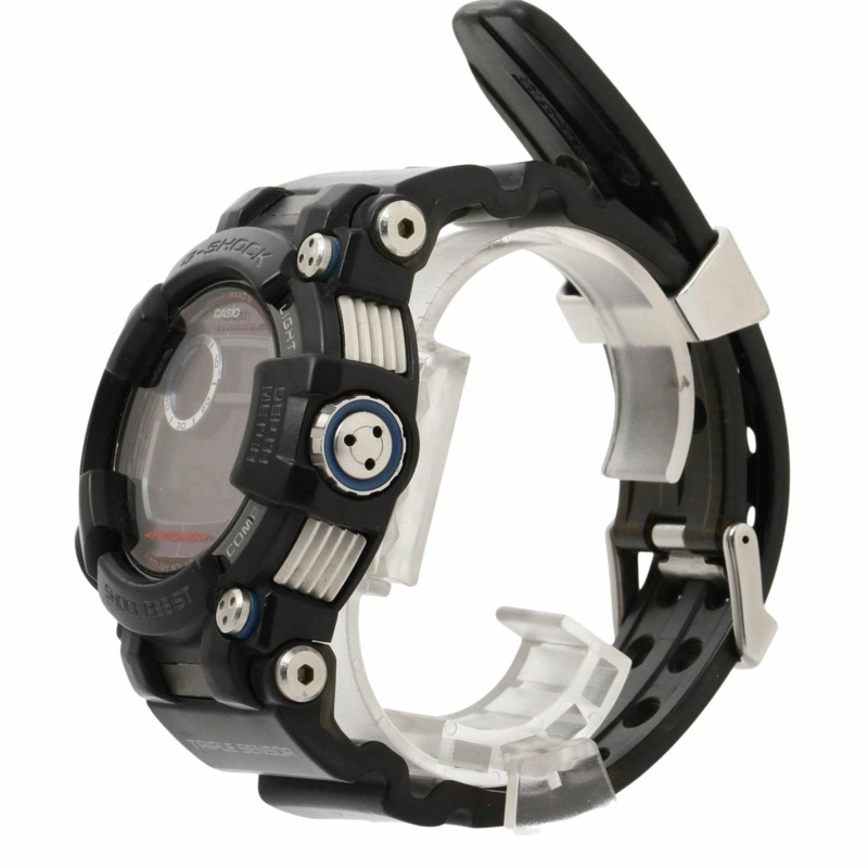 卡西歐 G-SHOCK Master of G Sea Frogman GWFD10001JF 男士電子錶，黑色樹脂/不鏽鋼-1