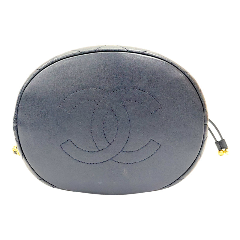 黑色 牛皮 Drawstring Bag 兩用包【CHANEL 香奈兒】 AS2390-3