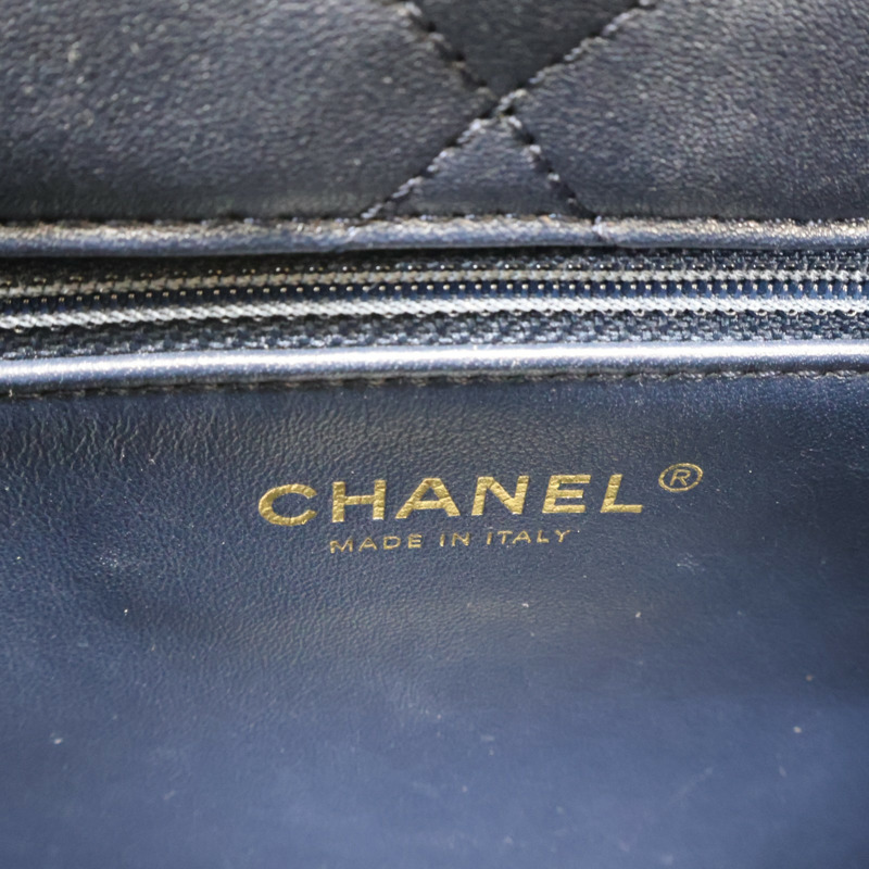 黑色 牛皮 Drawstring Bag 兩用包【CHANEL 香奈兒】 AS2390-6