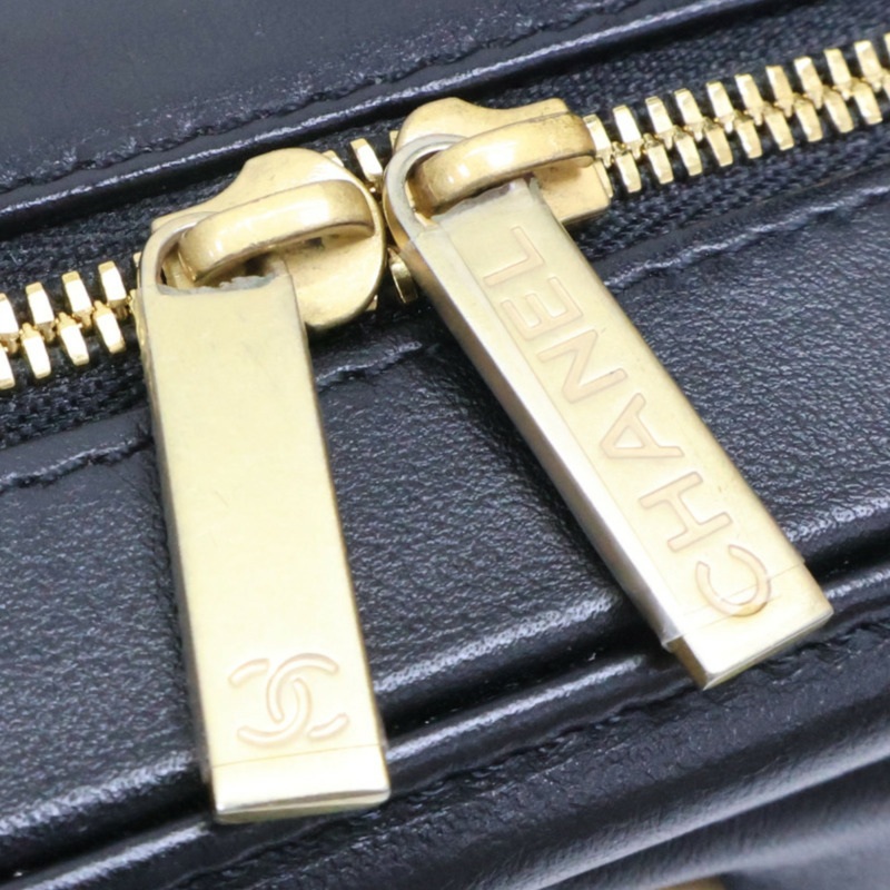 黑色 牛皮 Vanity Case 肩背包【CHANEL 香奈兒】 AS5332-13