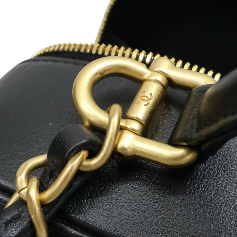 黑色 牛皮 Vanity Case 肩背包【CHANEL 香奈兒】 AS5332-14