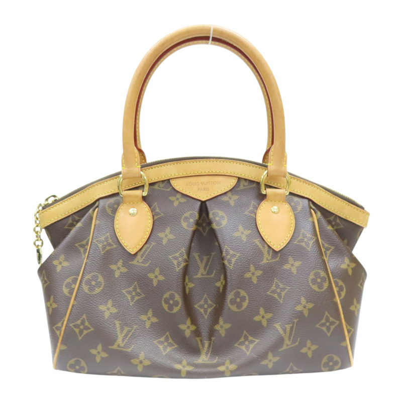 棕色 原花 帆布 Tivoli PM 手提包【LOUIS VUITTON LV 路易威登】 M40143-0
