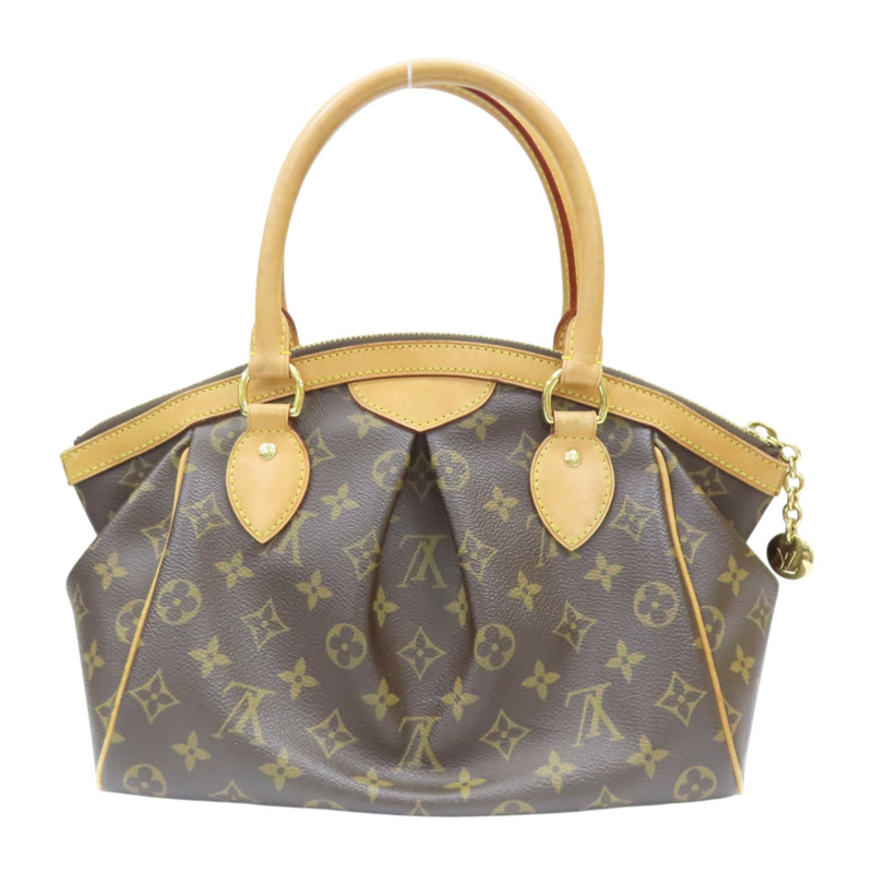 棕色 原花 帆布 Tivoli PM 手提包【LOUIS VUITTON LV 路易威登】 M40143-1