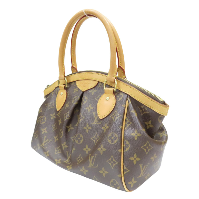 棕色 原花 帆布 Tivoli PM 手提包【LOUIS VUITTON LV 路易威登】 M40143-2