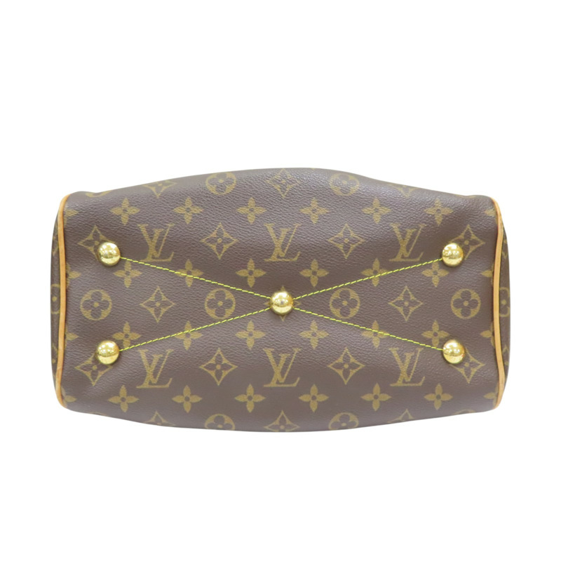 棕色 原花 帆布 Tivoli PM 手提包【LOUIS VUITTON LV 路易威登】 M40143-3