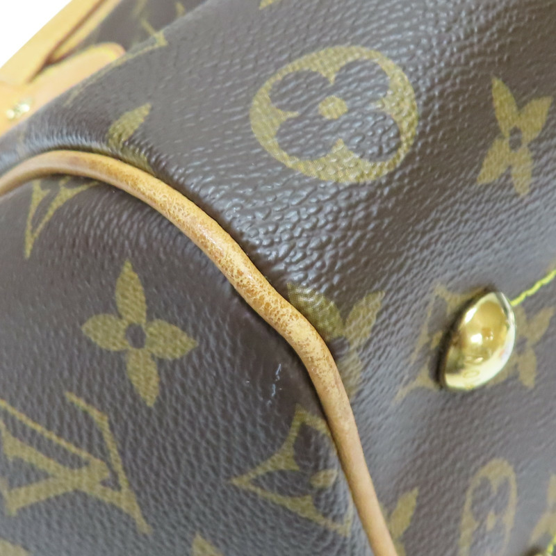 棕色 原花 帆布 Tivoli PM 手提包【LOUIS VUITTON LV 路易威登】 M40143-10