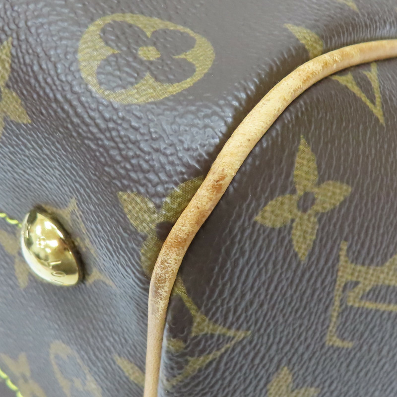 棕色 原花 帆布 Tivoli PM 手提包【LOUIS VUITTON LV 路易威登】 M40143-11