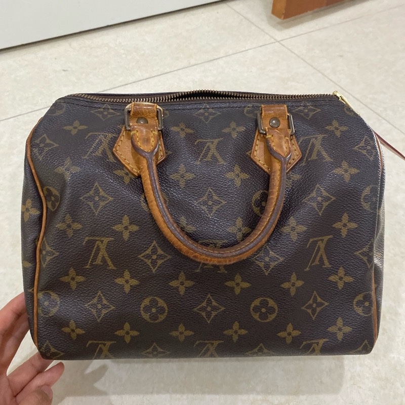 LV speedy 25 經典老花-1