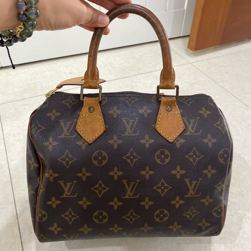 LV speedy 25 經典老花-6