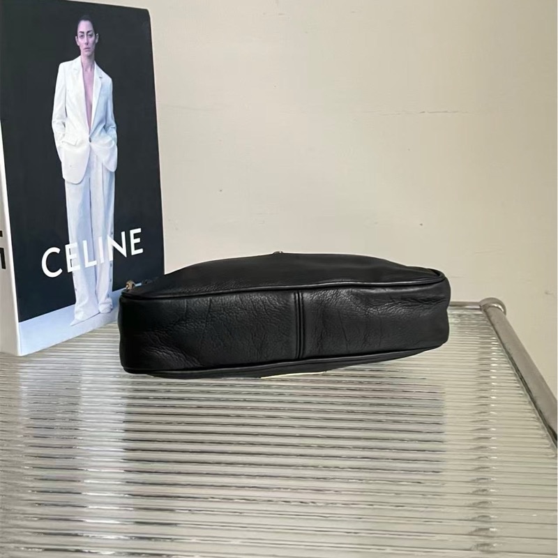 🔥新到:98新Chrome Hearts/克羅心 經典黑色銀飾寶劍小號雞塊包-4