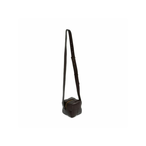 BOTTEGA VENETA Bottega Veneta 迷你斜背包 764760 VCQC4 2132 深棕色