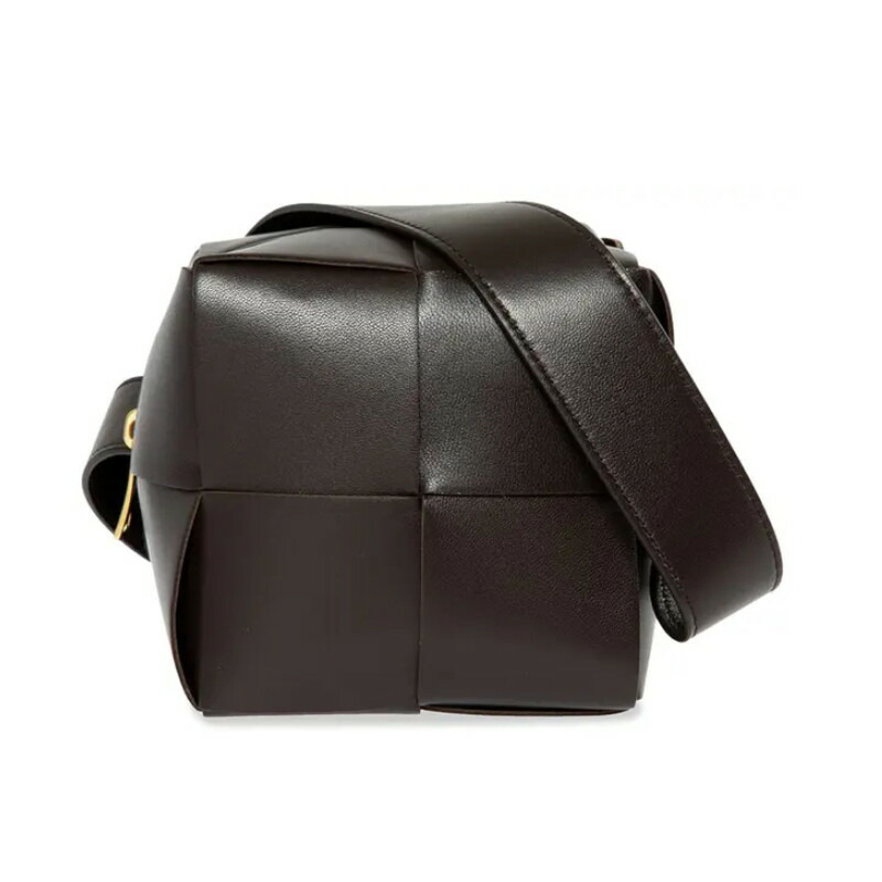 BOTTEGA VENETA Bottega Veneta 迷你斜背包 764760 VCQC4 2132 深棕色-9