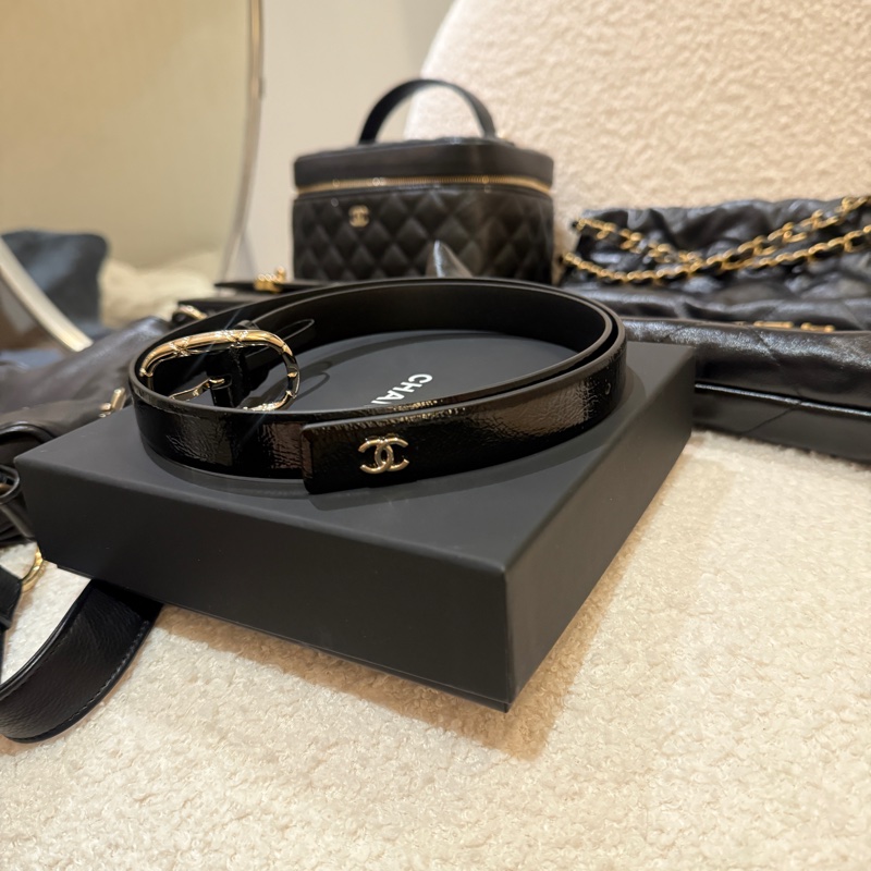 香奈兒经典双C腰帶全新全套 尺寸75-4
