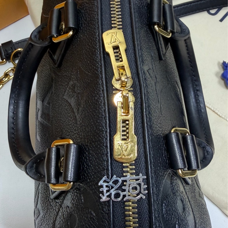 L V黑色全皮Sperrdy 20波士頓包-23