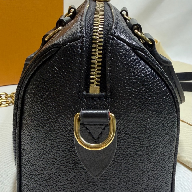 L V黑色全皮Sperrdy 20波士頓包-31