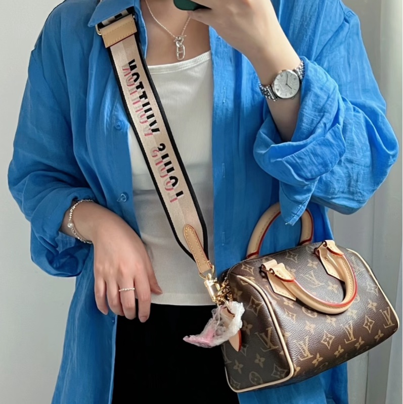 Lv熱門包款Speedy20(微風信義購入配件齊全）-5