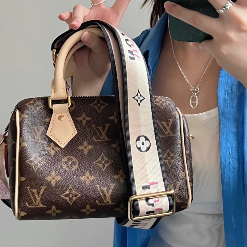 Lv熱門包款Speedy20(微風信義購入配件齊全）-6