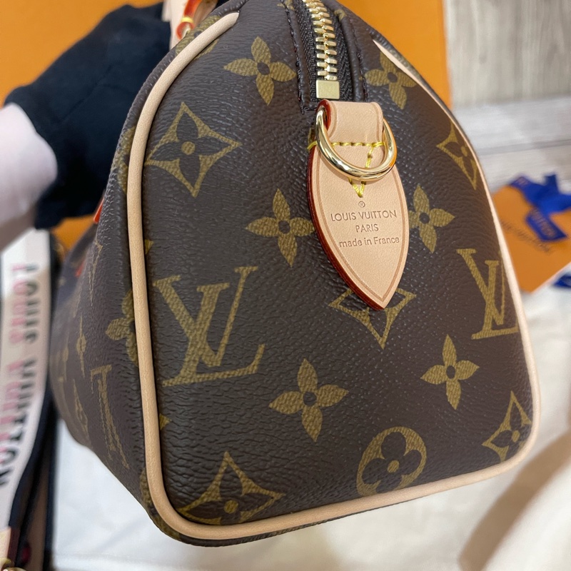 Lv熱門包款Speedy20(微風信義購入配件齊全）-23