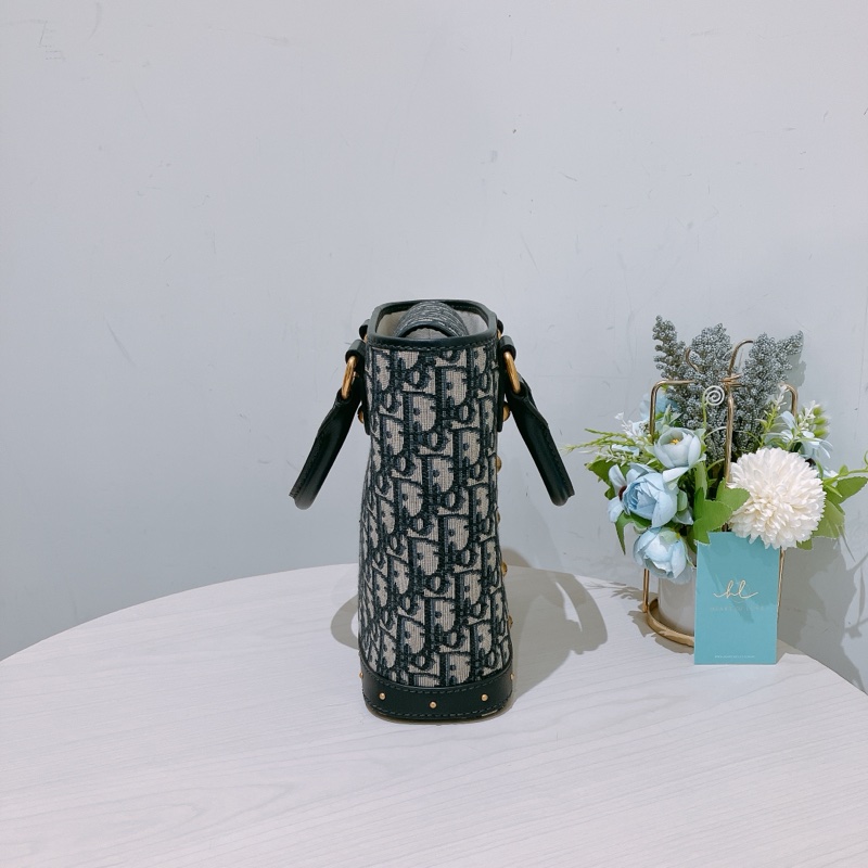 TK1901 CHRISTIAN DIOR 迪奧經典提花紋水桶型兩用包包OBIQUE STUDDED DIORAVENUE TOP HANDLE CROSSBODY BAG-3