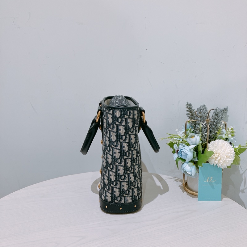 TK1901 CHRISTIAN DIOR 迪奧經典提花紋水桶型兩用包包OBIQUE STUDDED DIORAVENUE TOP HANDLE CROSSBODY BAG-4