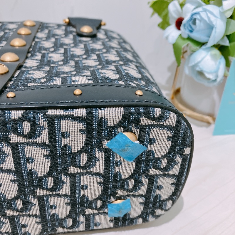 TK1901 CHRISTIAN DIOR 迪奧經典提花紋水桶型兩用包包OBIQUE STUDDED DIORAVENUE TOP HANDLE CROSSBODY BAG-8