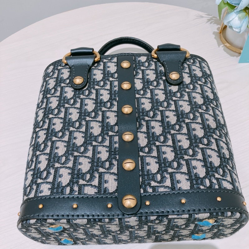 TK1901 CHRISTIAN DIOR 迪奧經典提花紋水桶型兩用包包OBIQUE STUDDED DIORAVENUE TOP HANDLE CROSSBODY BAG-26