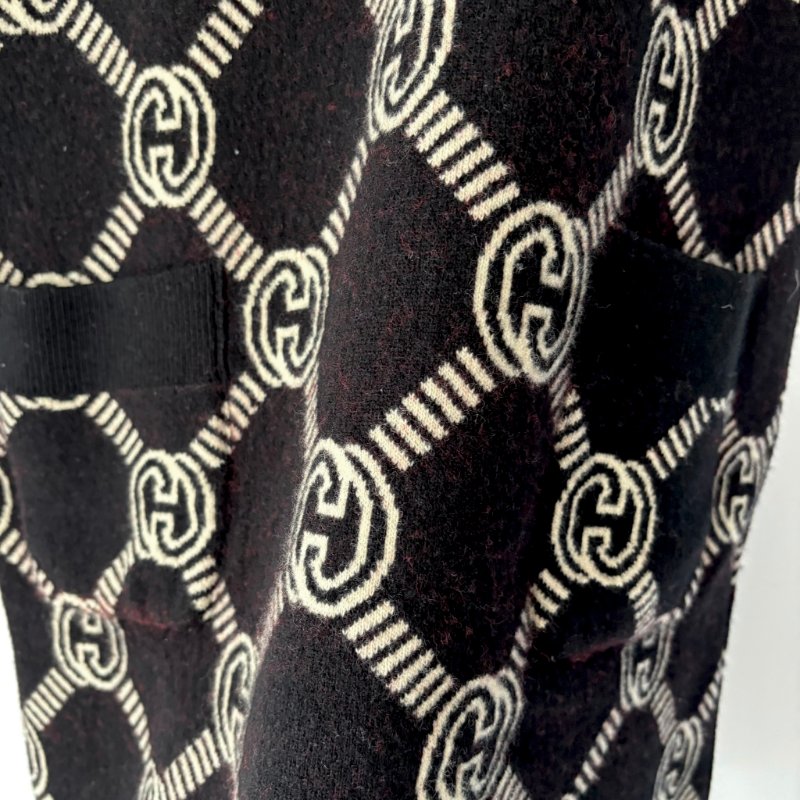 ::GUCCI::雙面針織短洋裝 Reversible Knit Dress L號-9
