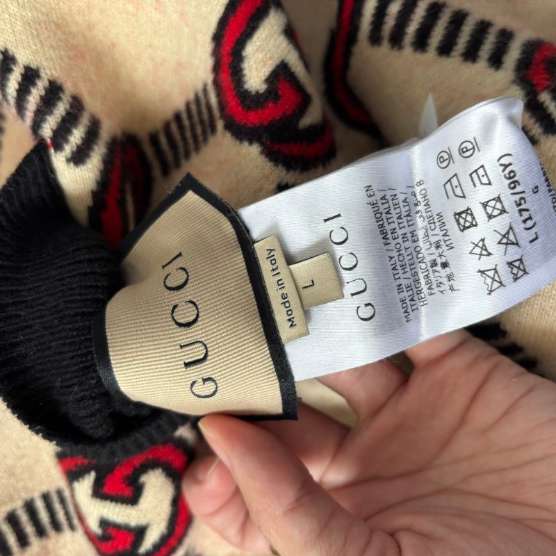 ::GUCCI::雙面針織短洋裝 Reversible Knit Dress L號-21
