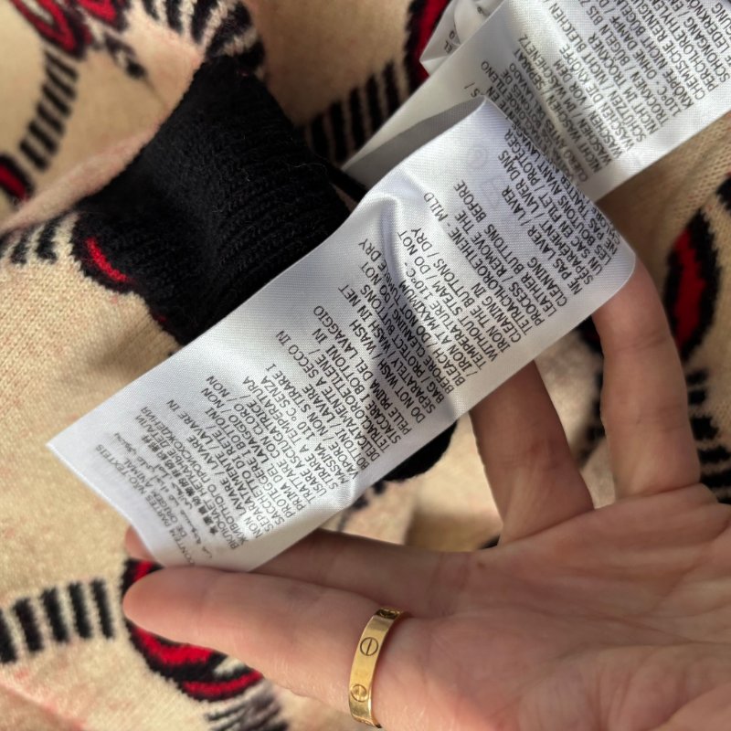 ::GUCCI::雙面針織短洋裝 Reversible Knit Dress L號-26