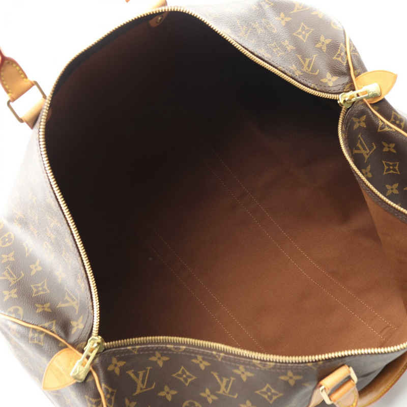 路易威登 Keepall 55 旅行手提包 M41424 Monogram 皮革 棕色 二手 LV-2