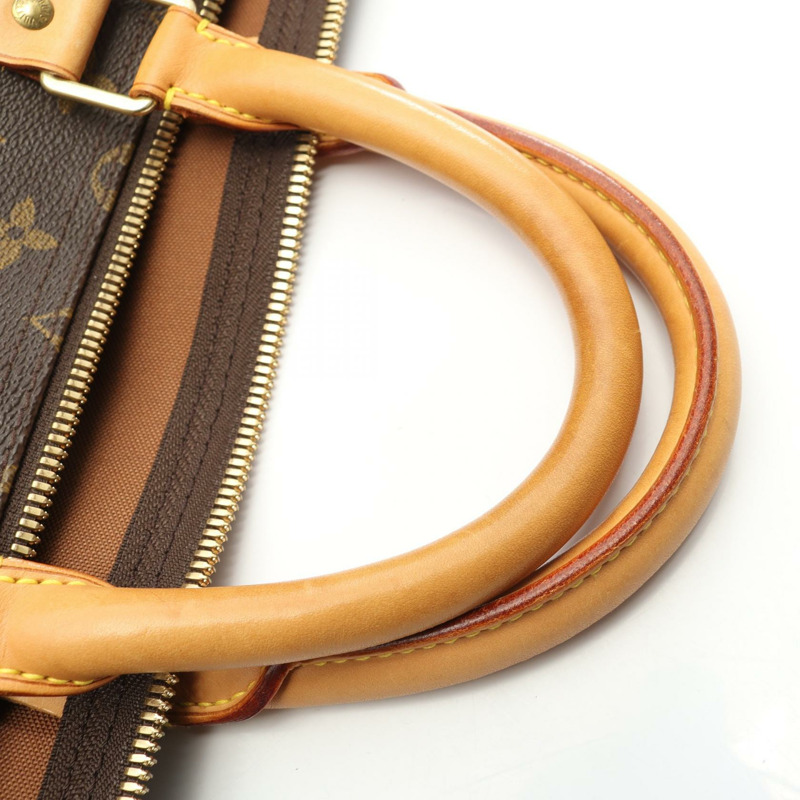 路易威登 Keepall 55 旅行手提包 M41424 Monogram 皮革 棕色 二手 LV-8