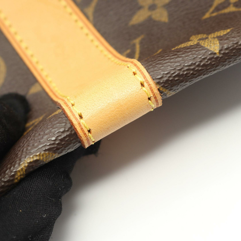 路易威登 Keepall 55 旅行手提包 M41424 Monogram 皮革 棕色 二手 LV-11