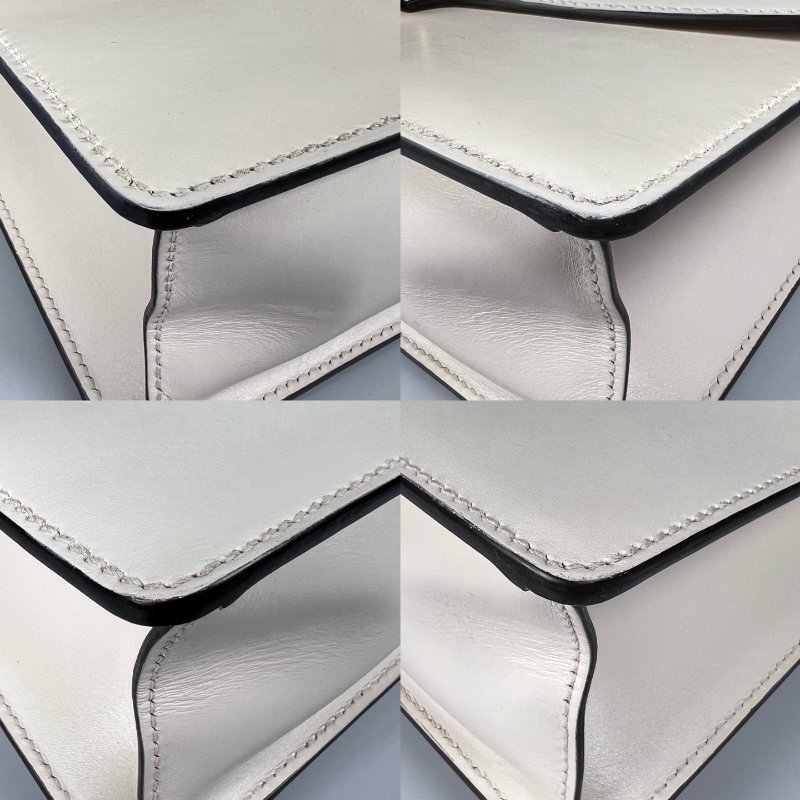 GUCCI 421882 白塞爾維亞斜肩包 中號-9