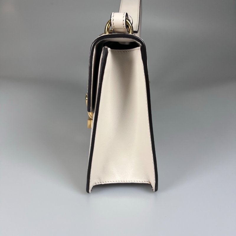 GUCCI 421882 白塞爾維亞單肩包 中號-2