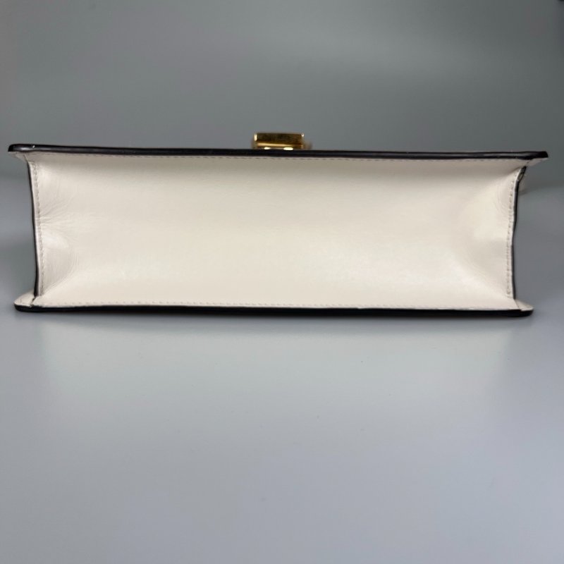GUCCI 421882 白塞爾維亞單肩包 中號-4
