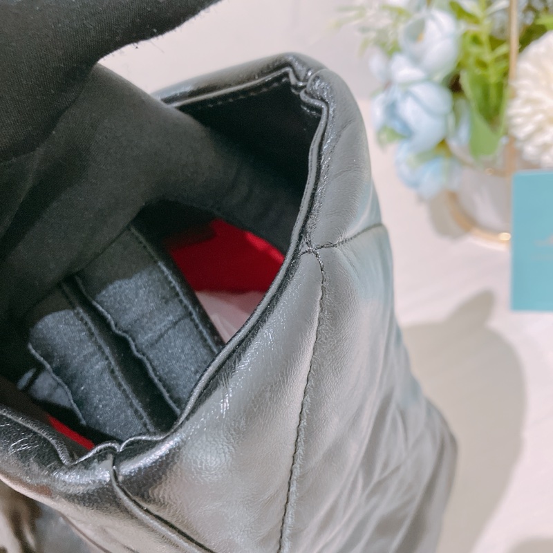 TK1904 CHANEL 香奈兒19系列大型菱格單肩鍊帶包包19 BLACK TOTE HANDBAG LAMBSKIN-18