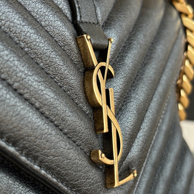 🈶購證 #99新閒置 #櫃上近🔟萬 Ysl college黑金學院包-11