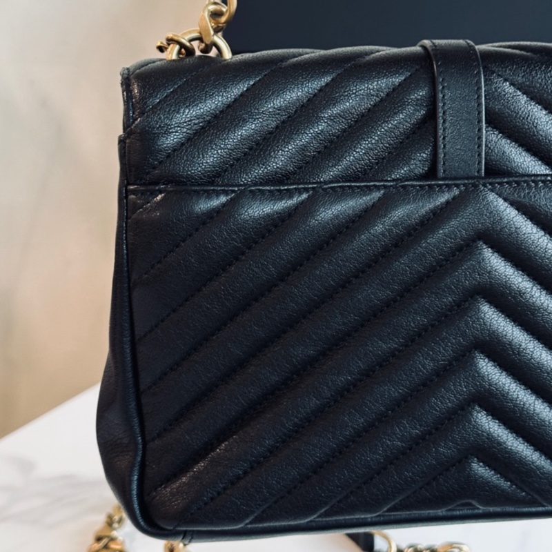 🈶購證 #99新閒置 #櫃上近🔟萬 Ysl college黑金學院包-12