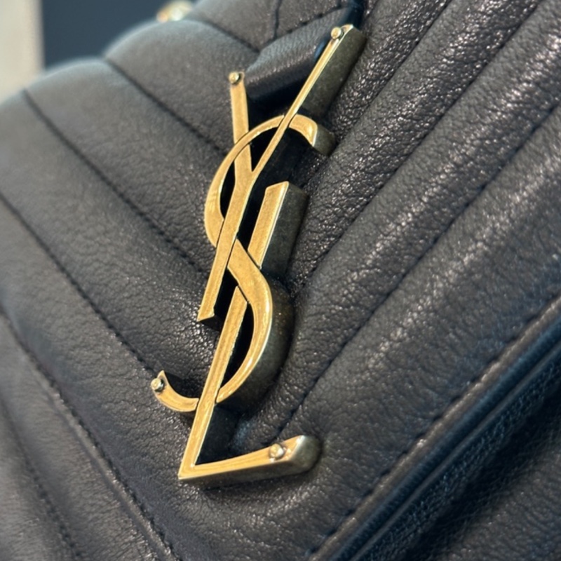 🈶購證 #99新閒置 #櫃上近🔟萬 Ysl college黑金學院包-16