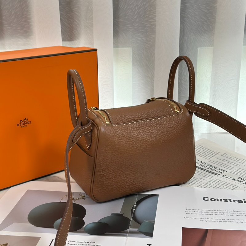 HERMES Mini lindy - 金棕金 B-3