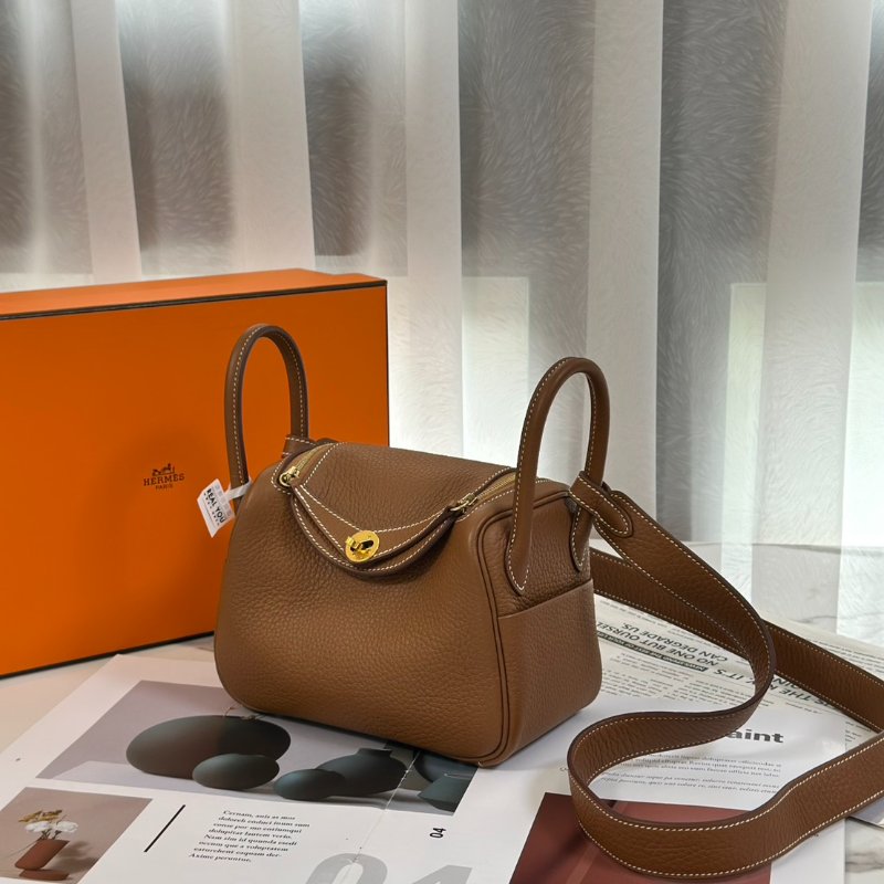 HERMES Mini lindy - 金棕金 B-4