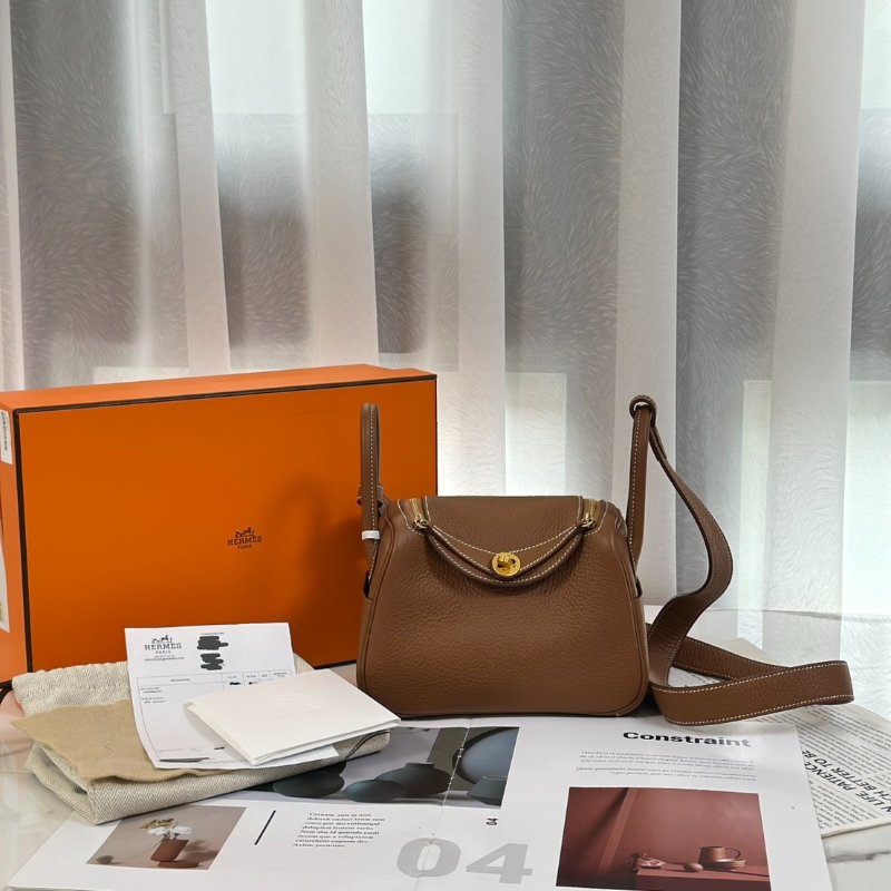 HERMES Mini lindy - 金棕金 B-7