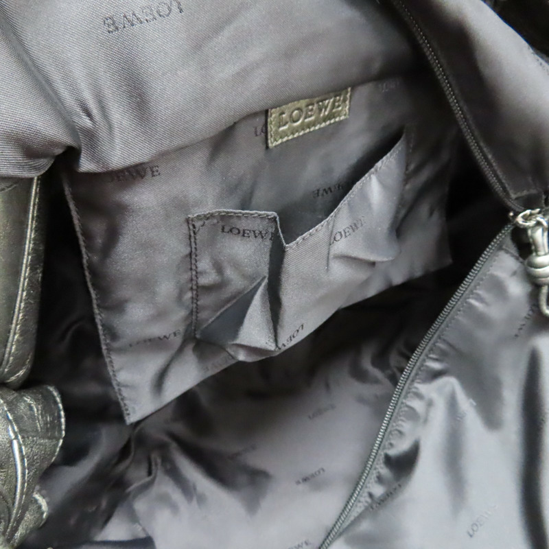 綠色 牛皮 Nappa Air 手提包【LOEWE 羅威】-5